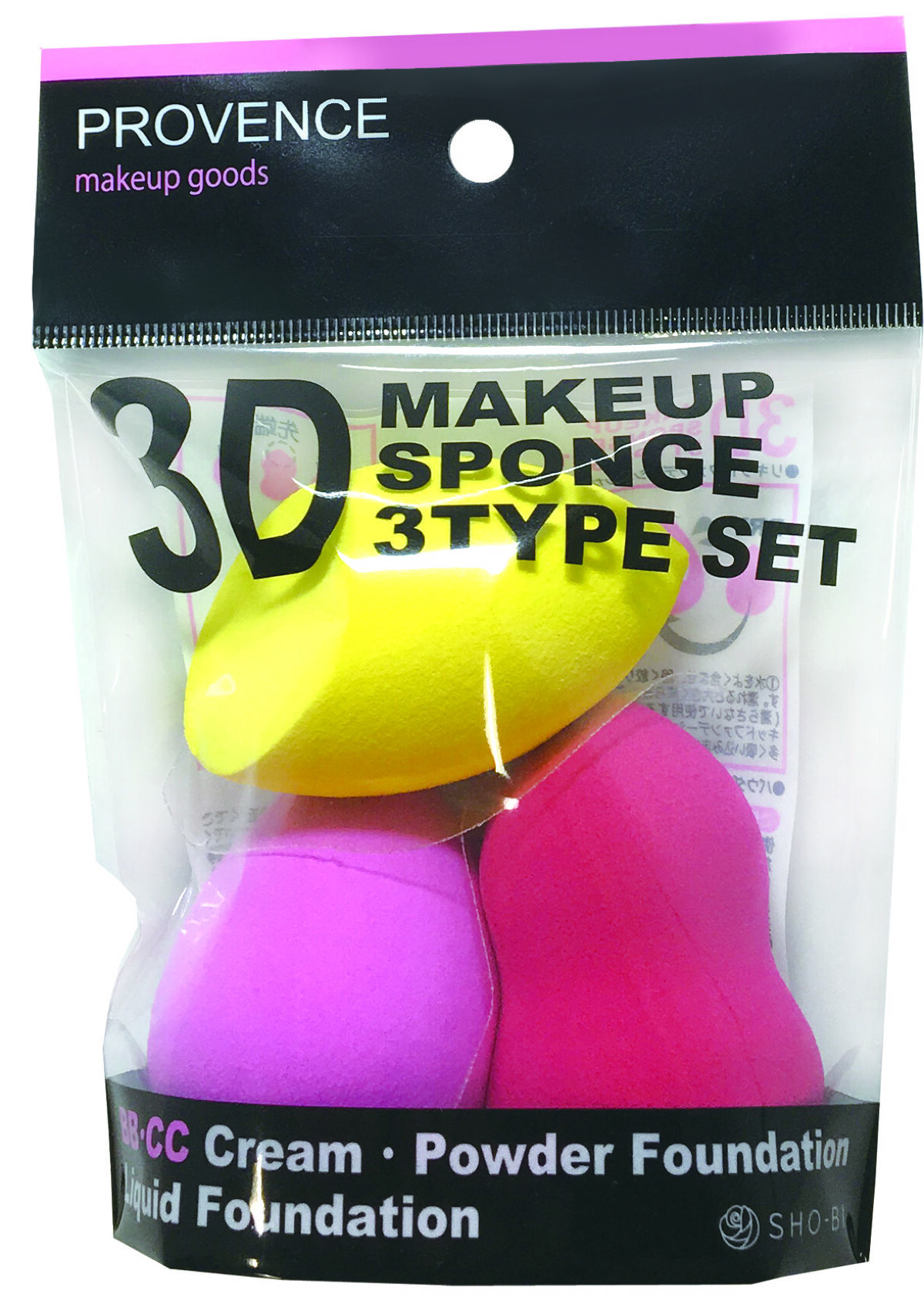 3Dメイクアップスポンジ / SHOBIDO