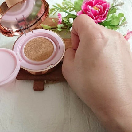 ピンクティーツリーカバークッション/APLIN/クッションファンデーションを使ったクチコミ(4枚目)