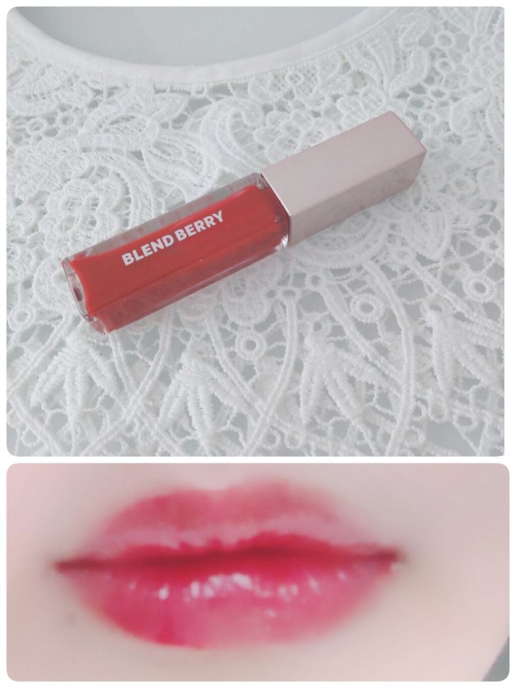 ジューシィリップデュウ/BLEND BERRY/口紅を使ったクチコミ(3枚目)