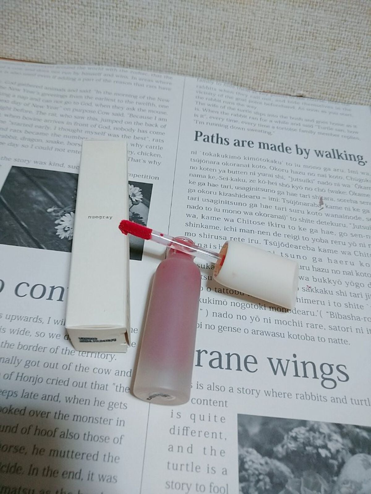 デイリームードマットリキッド/nuegray/リップグロスを使ったクチコミ(1枚目)