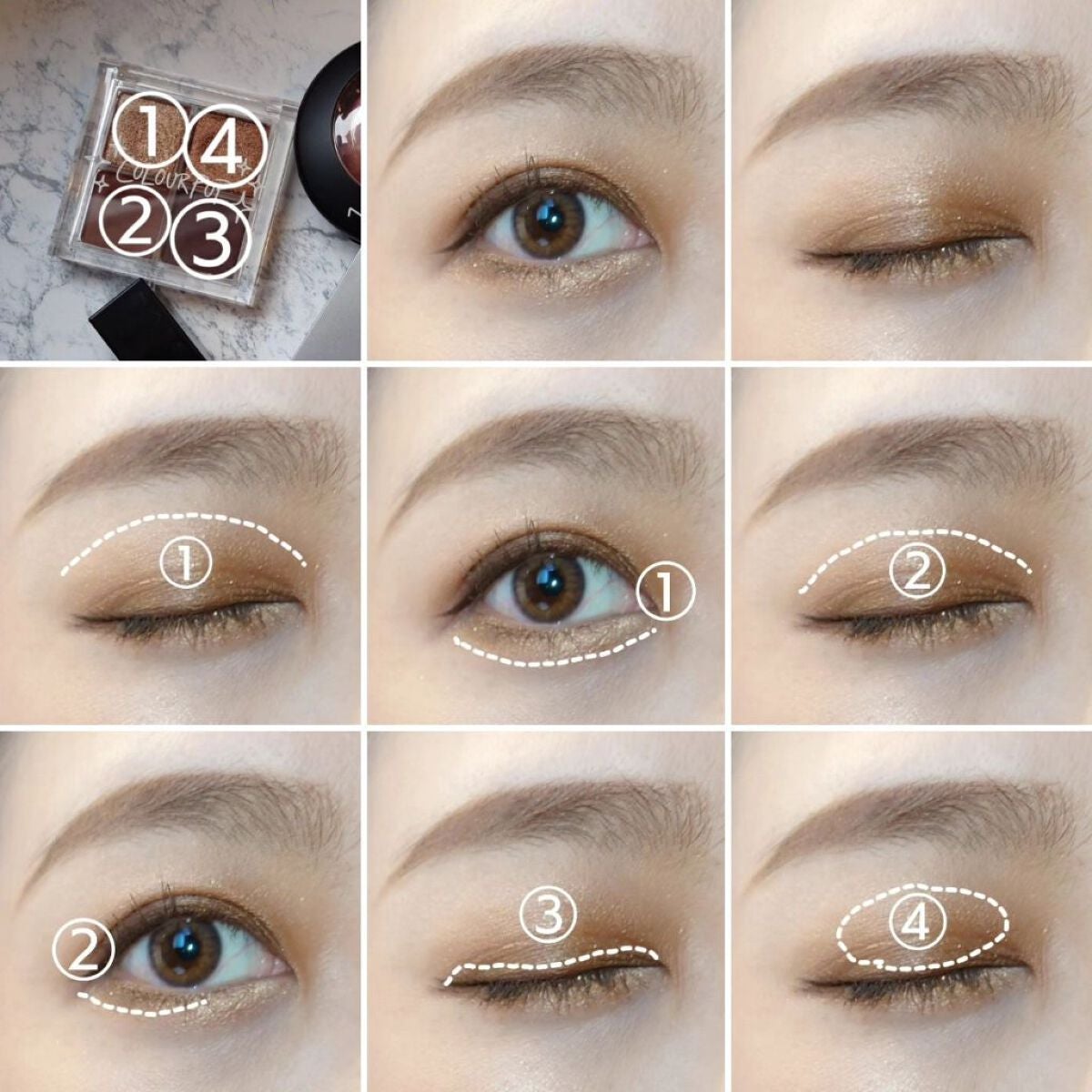 shadow palette /ColourPop/アイシャドウパレットを使ったクチコミ(4枚目)