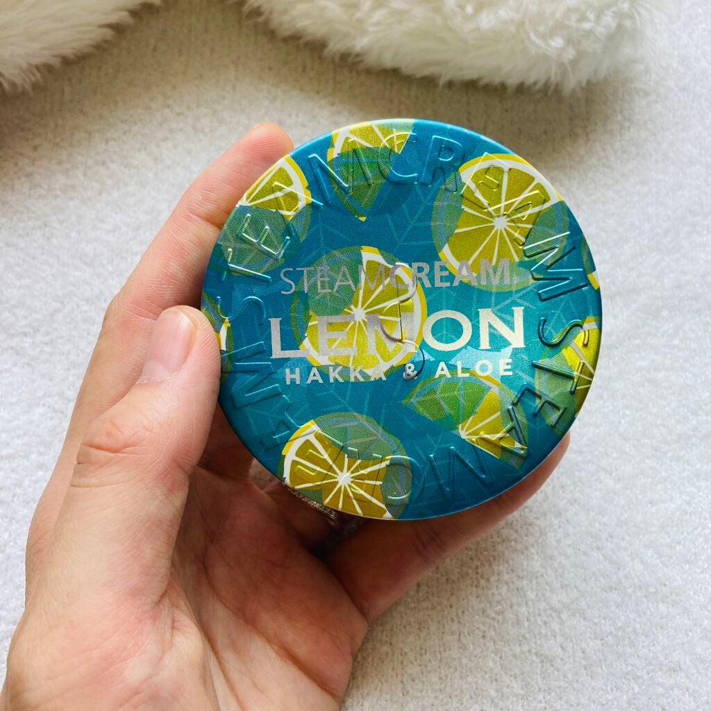 スチームクリーム ハッカ&アロエ レモン/STEAMCREAM/ボディクリームを使ったクチコミ(2枚目)