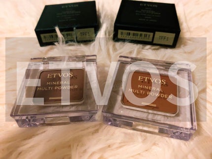 ミネラルマルチパウダー/エトヴォス/単色アイシャドウを使ったクチコミ(1枚目)