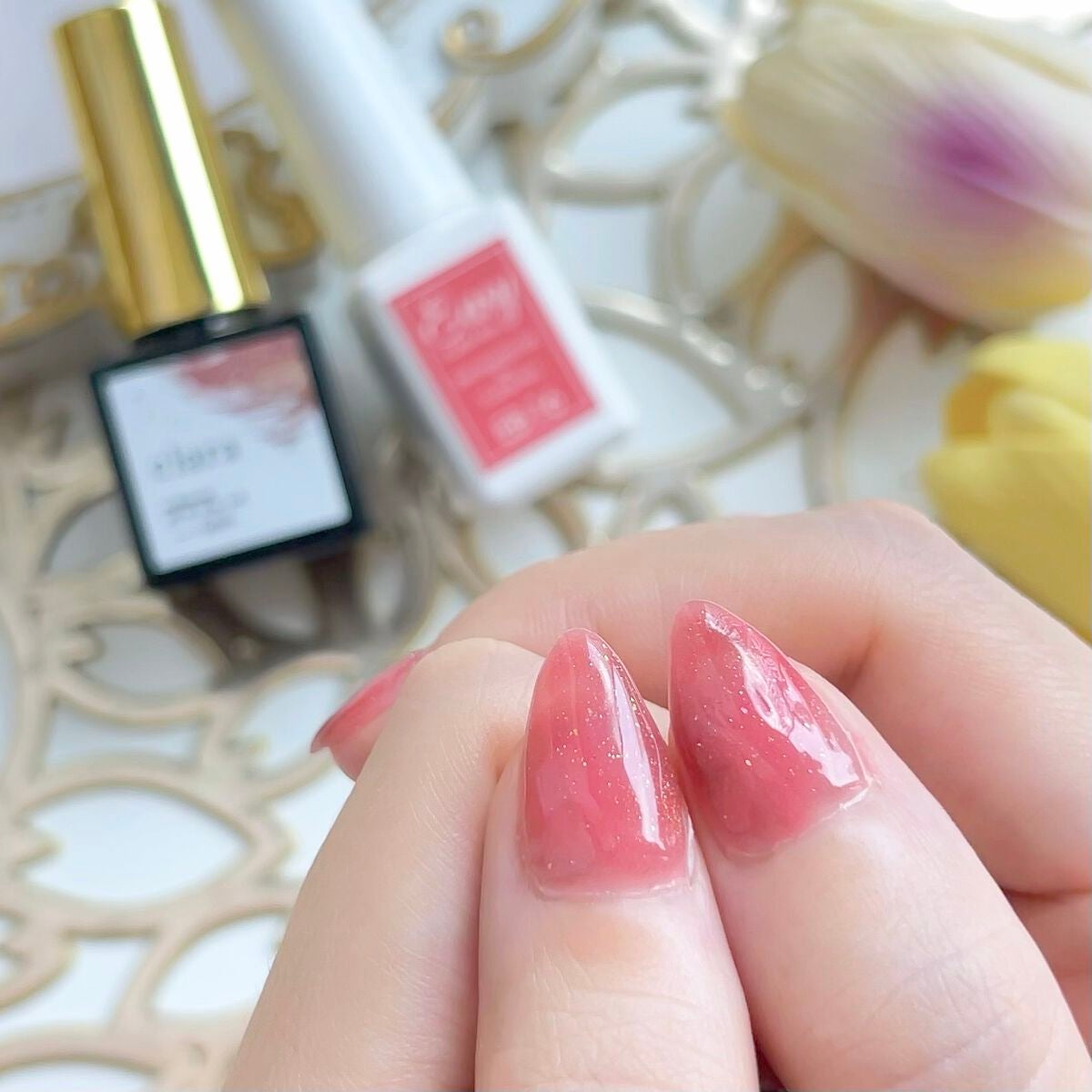 Clara Gel カラージェル star galaxy/Clara/ジェルネイルを使ったクチコミ(5枚目)