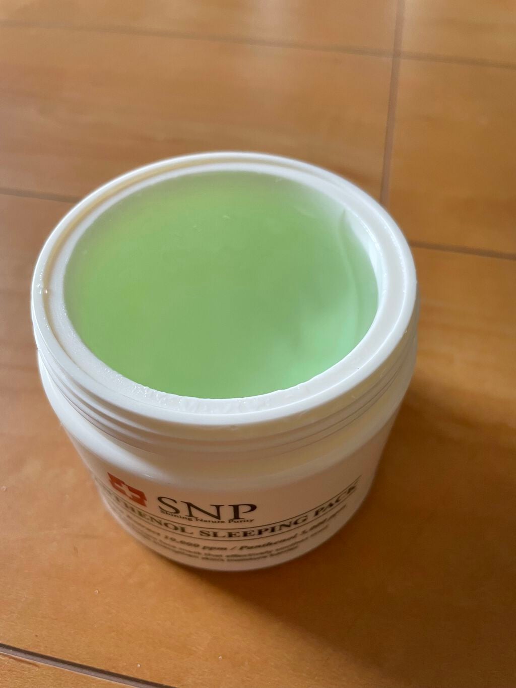 シカパンテノールスリーピングパック/SNP/フェイスクリームを使ったクチコミ(1枚目)