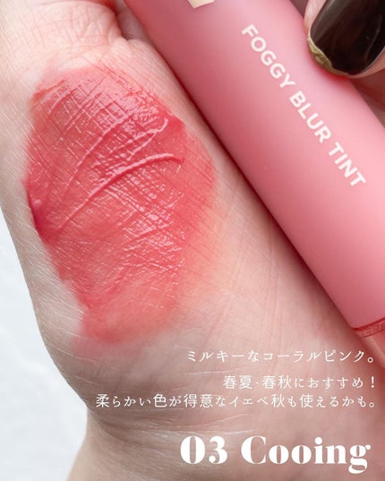 フォギーブラーティント/HOLIKA HOLIKA/リップティントを使ったクチコミ(6枚目)