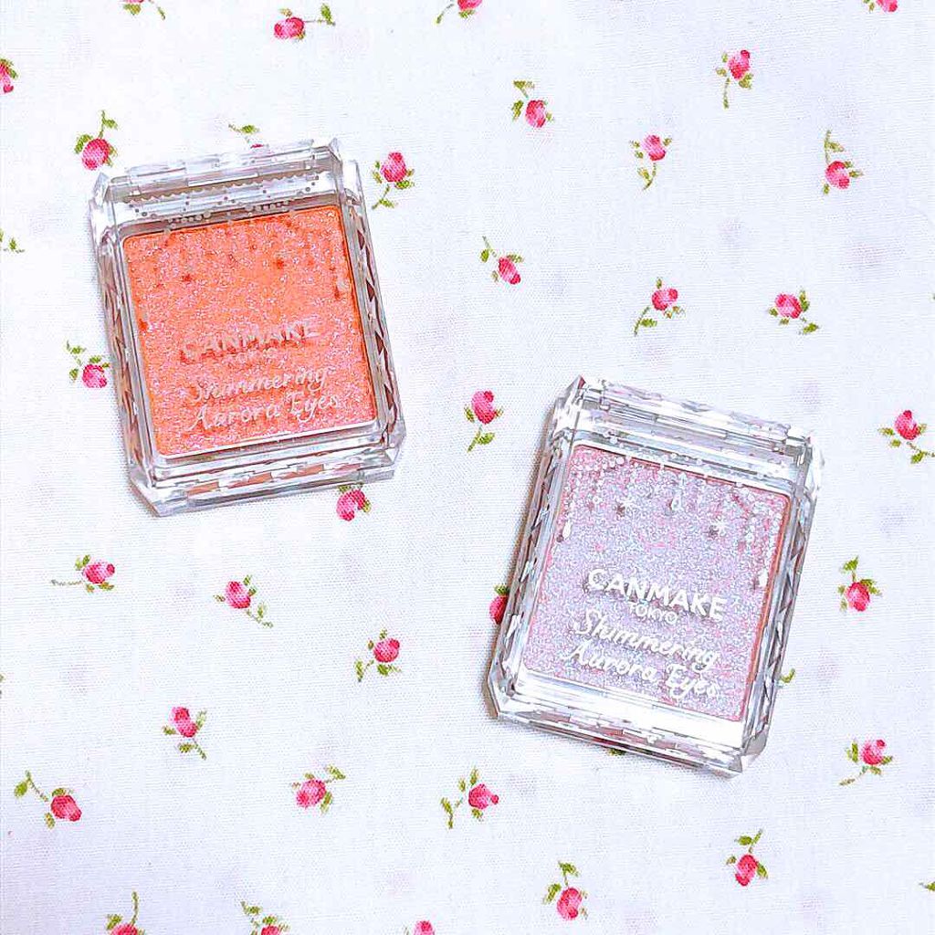 シマリングオーロラアイズ/キャンメイク/単色アイシャドウを使ったクチコミ（1枚目）