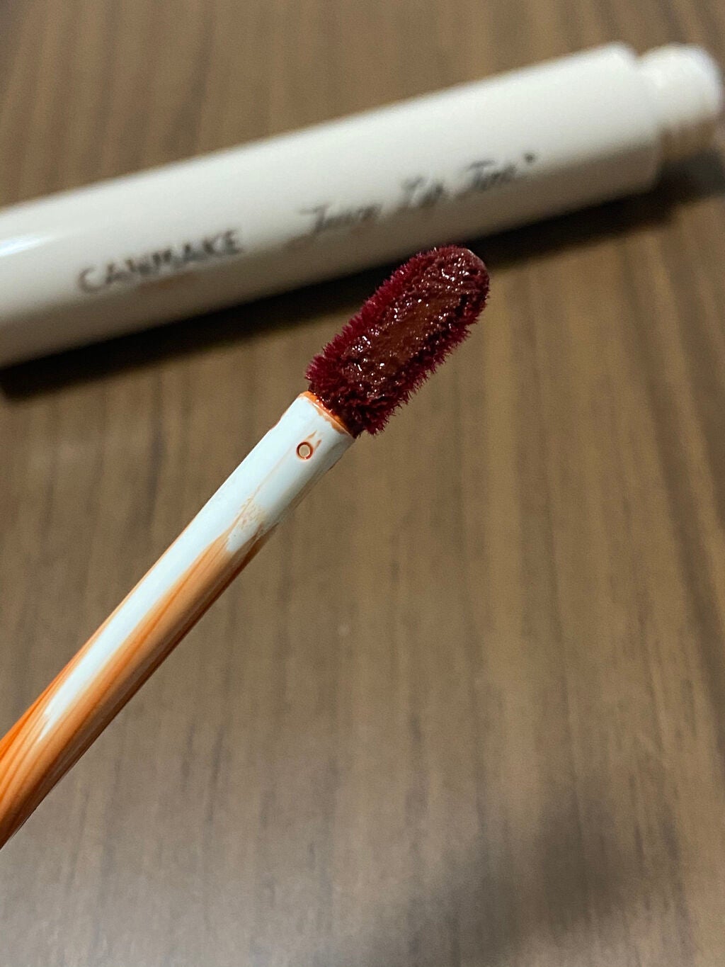 ジューシーリップティント/キャンメイク/口紅を使ったクチコミ(2枚目)