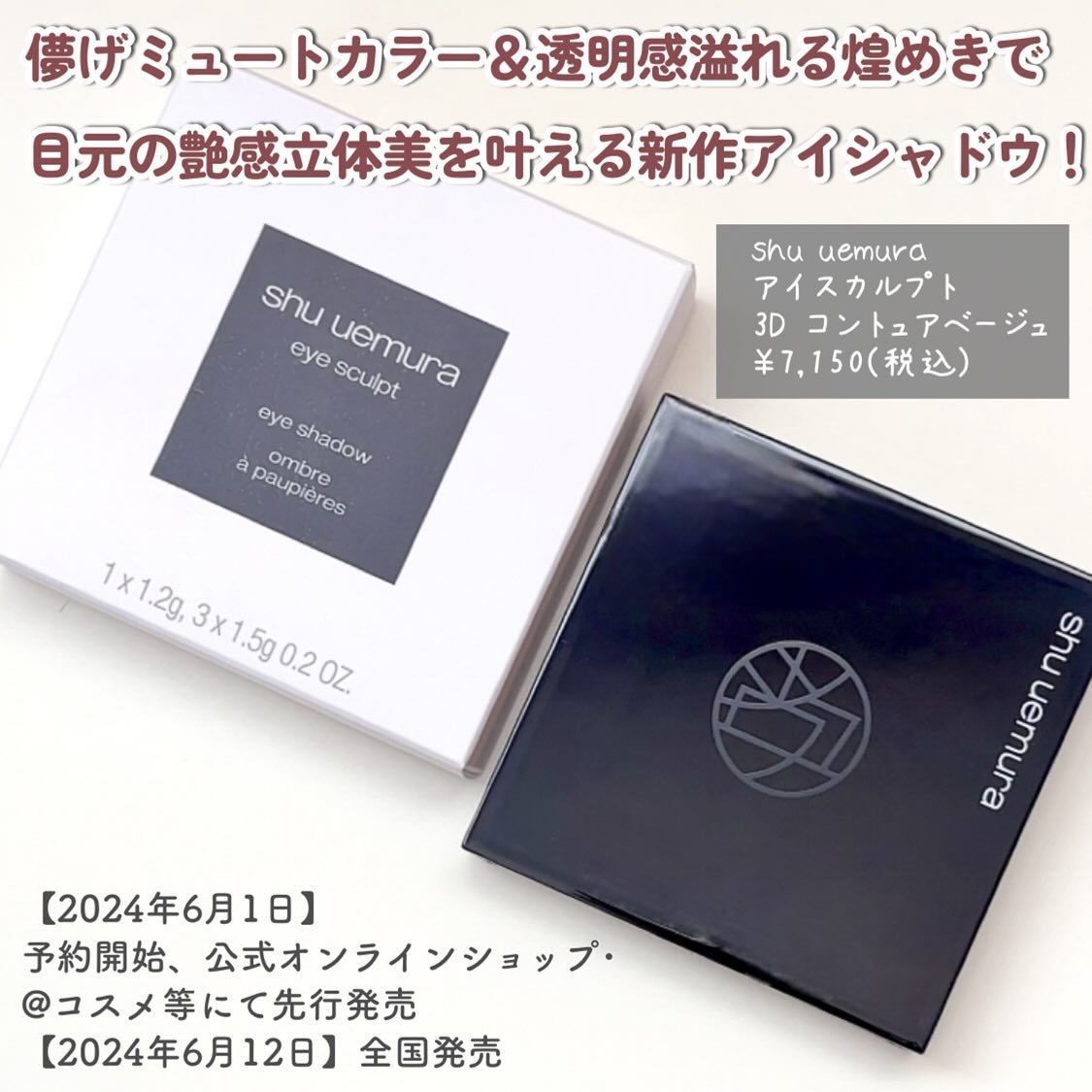 アイスカルプト/shu uemura/アイシャドウパレットを使ったクチコミ（2枚目）