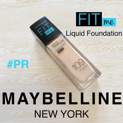 フィットミー リキッドファンデーション R/MAYBELLINE NEW YORK/リキッドファンデーションを使ったクチコミ(1枚目)
