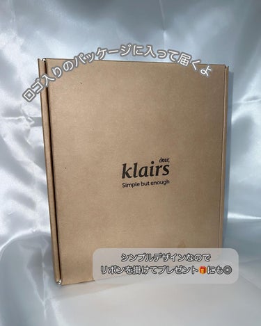 Klairs Gentle Packageのクチコミ「クレアス
ジェントルパッケージ

今シーズンも発売になりました🥺💓

シンプルで高級感のあるボ.....」（2枚目）