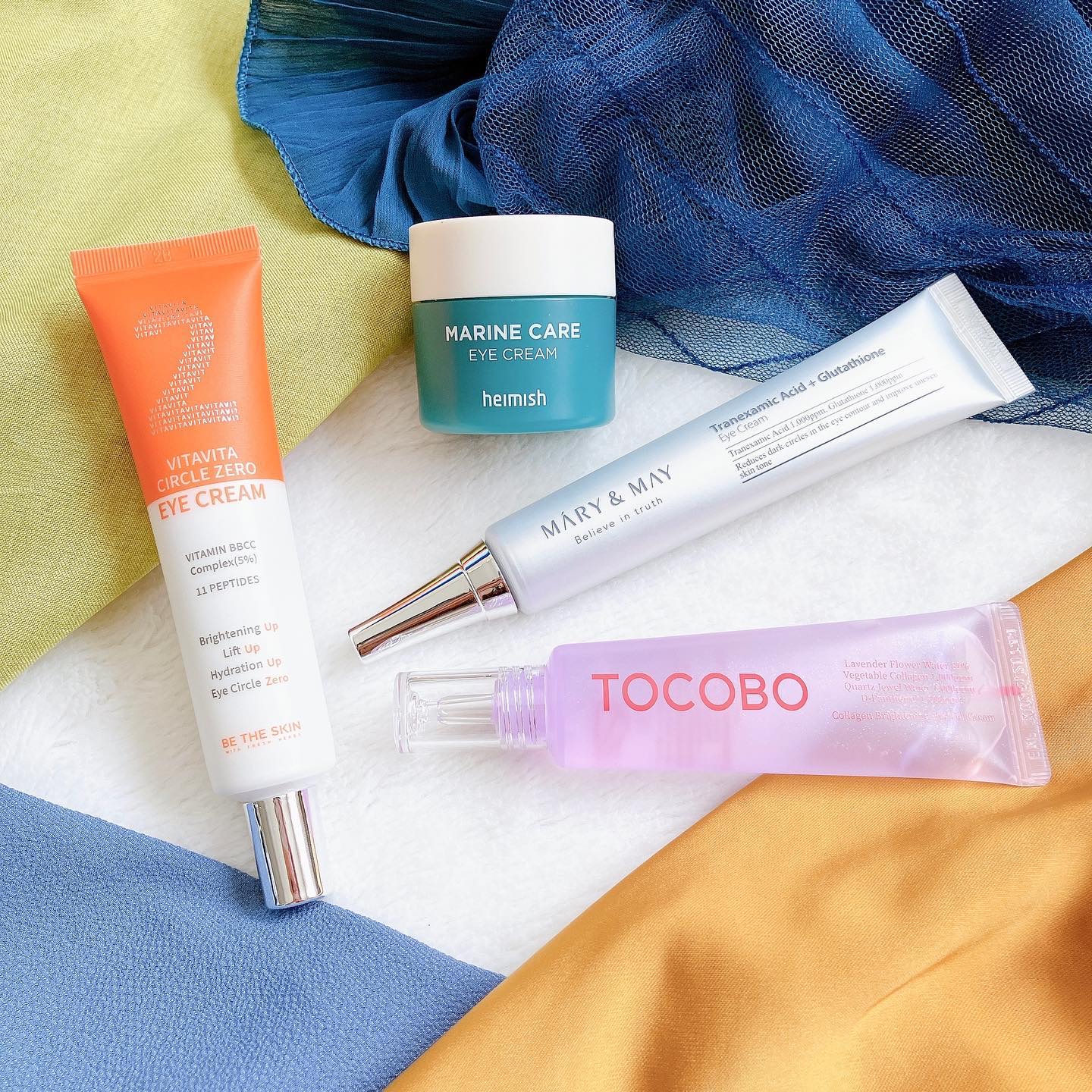 Marine Care Eye Cream /heimish/アイケア・アイクリームを使ったクチコミ（1枚目）