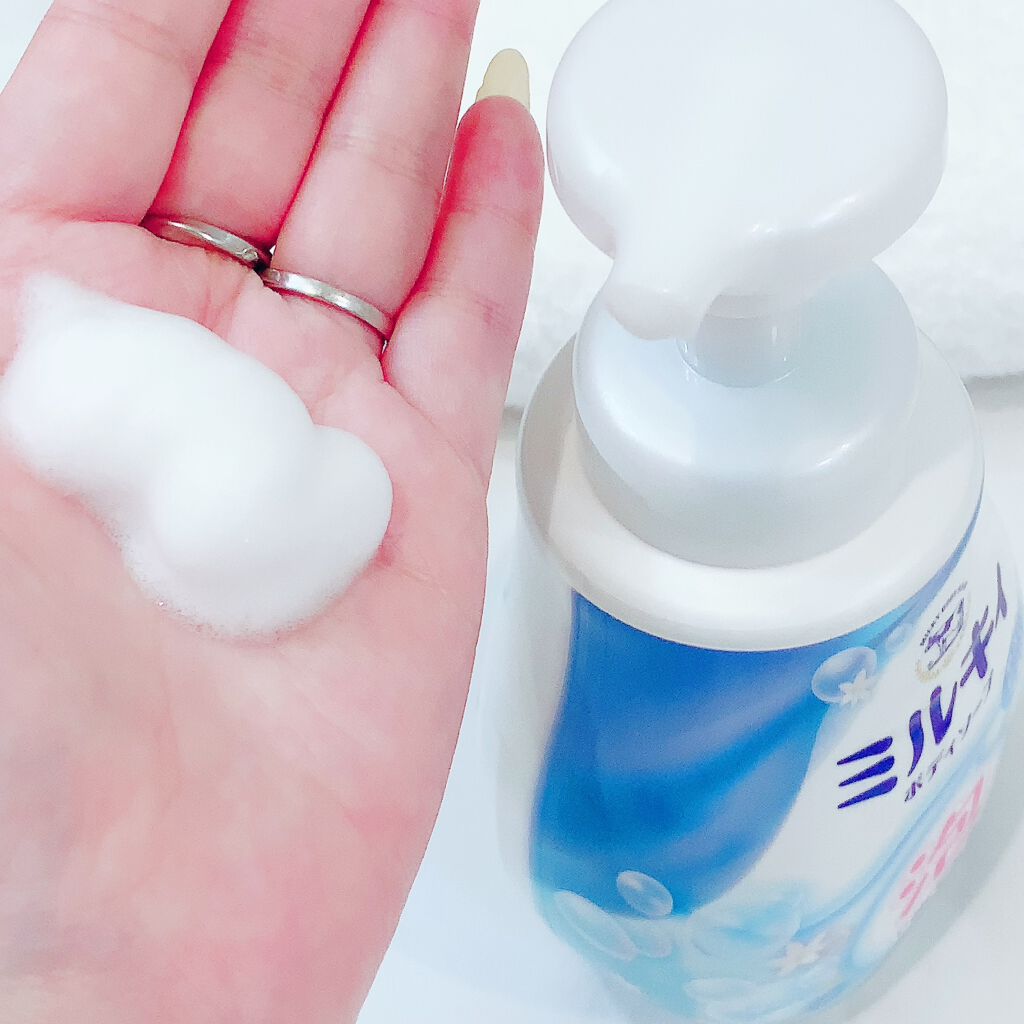 泡で出てくる ミルキィボディソープ やさしいせっけんの香り/ミルキィ/ボディソープを使ったクチコミ(3枚目)