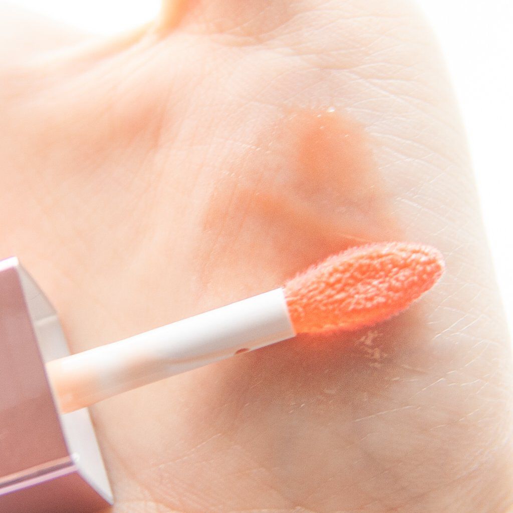 pinklip ＃４コーラル/プラスキレイ/リップオイルを使ったクチコミ（3枚目）