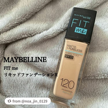 フィットミー リキッドファンデーション R/MAYBELLINE NEW YORK/リキッドファンデーションを使ったクチコミ（1枚目）