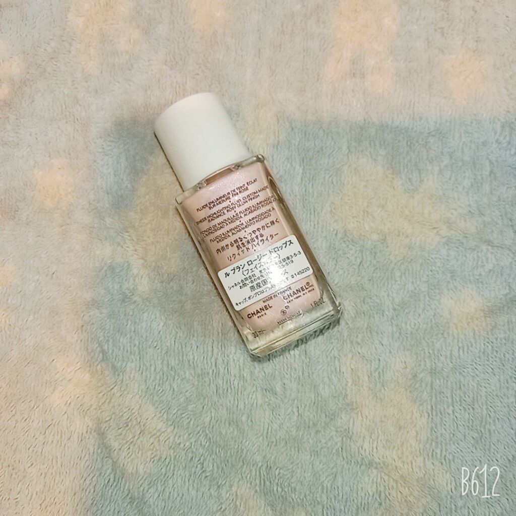 ル ブラン ロージー ドロップス/CHANEL/リキッドハイライトを使ったクチコミ（2枚目）
