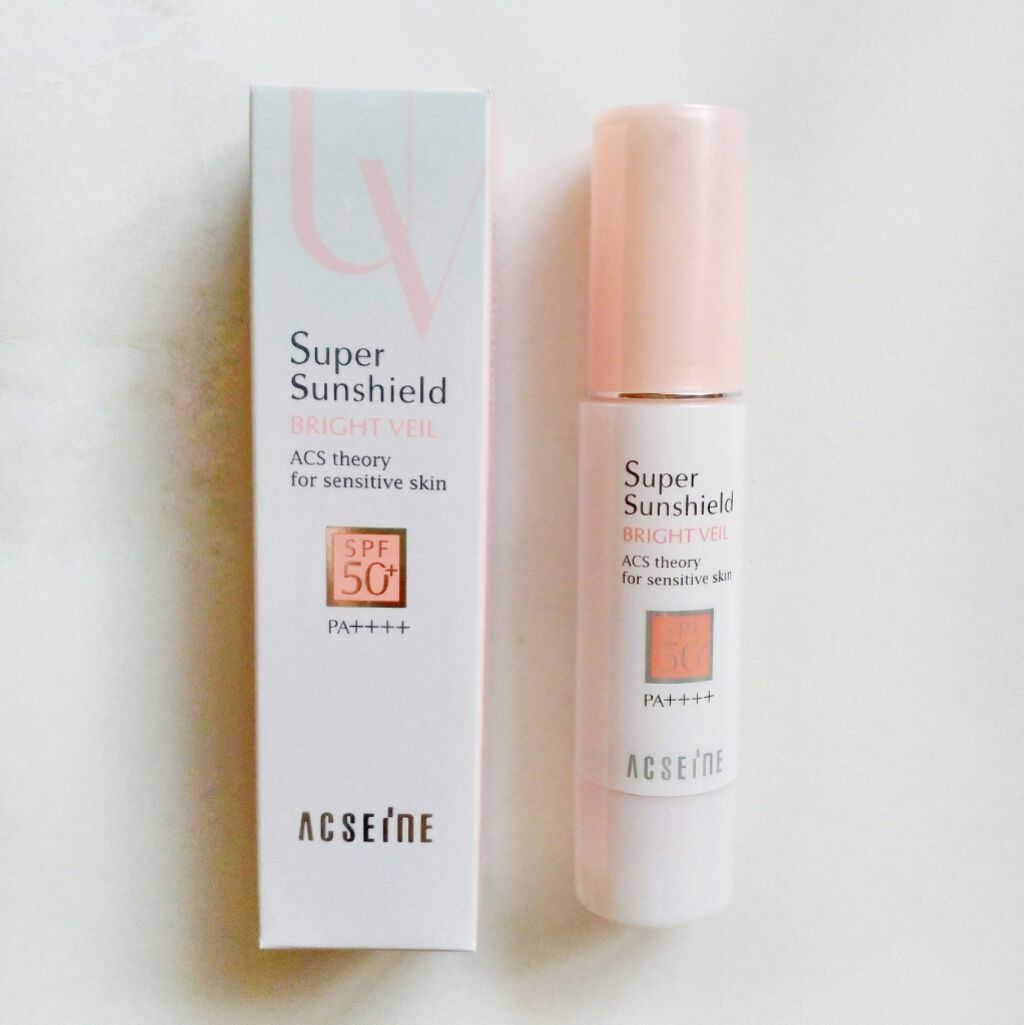 スーパーサンシールド ブライトヴェール/ACSEINE/化粧下地を使ったクチコミ（2枚目）
