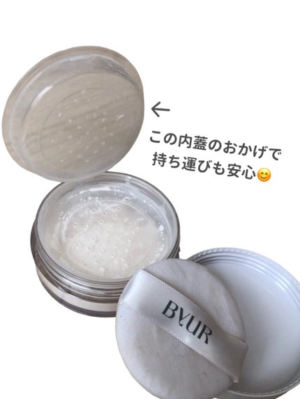 セラムフィット ルースフェイスパウダー/ByUR/ルースパウダーを使ったクチコミ(5枚目)