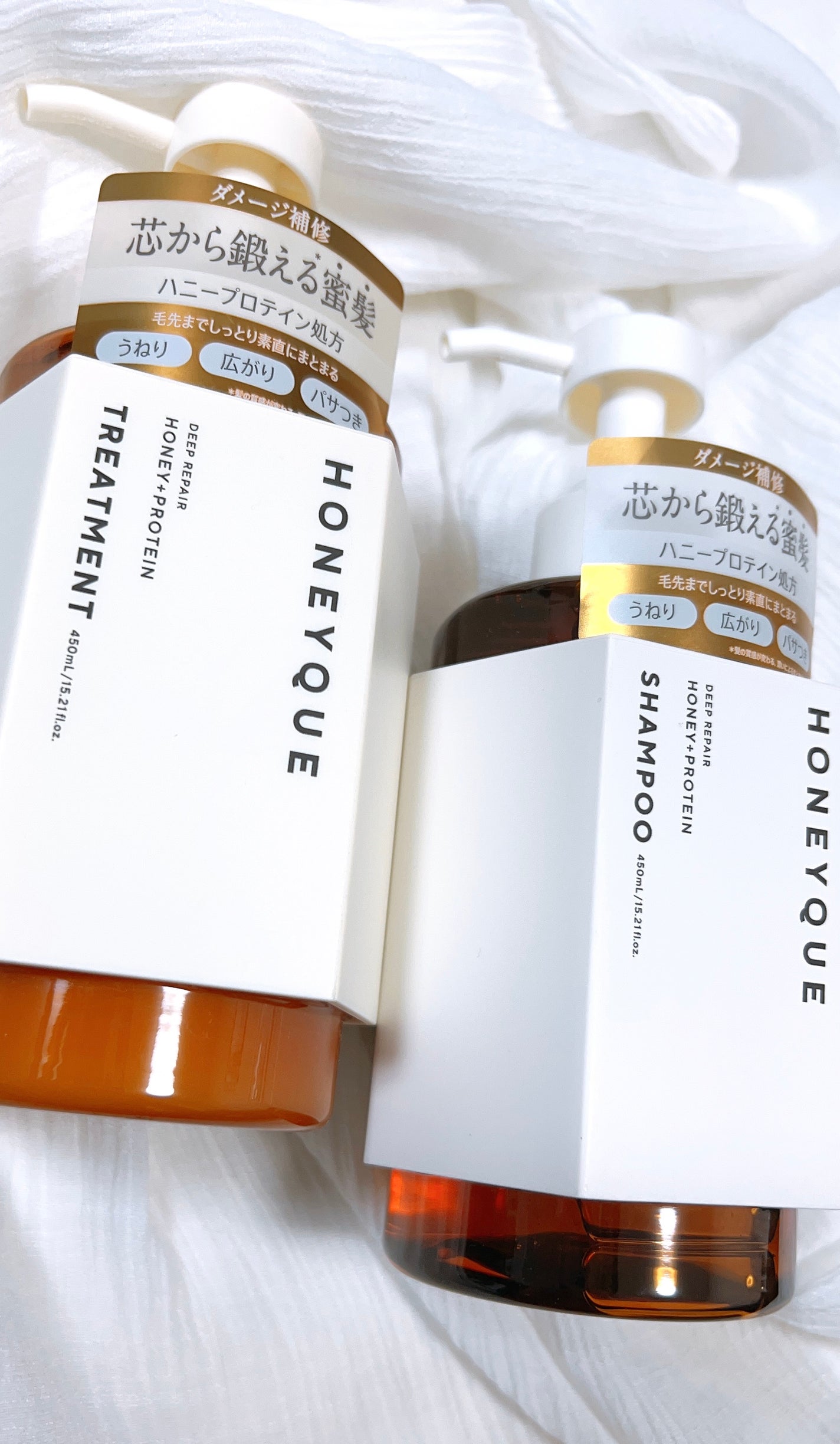 ディープリペア シャンプー モイスト/ヘアトリートメント モイスト/ハニーク/市販シャンプーを使ったクチコミ(1枚目)