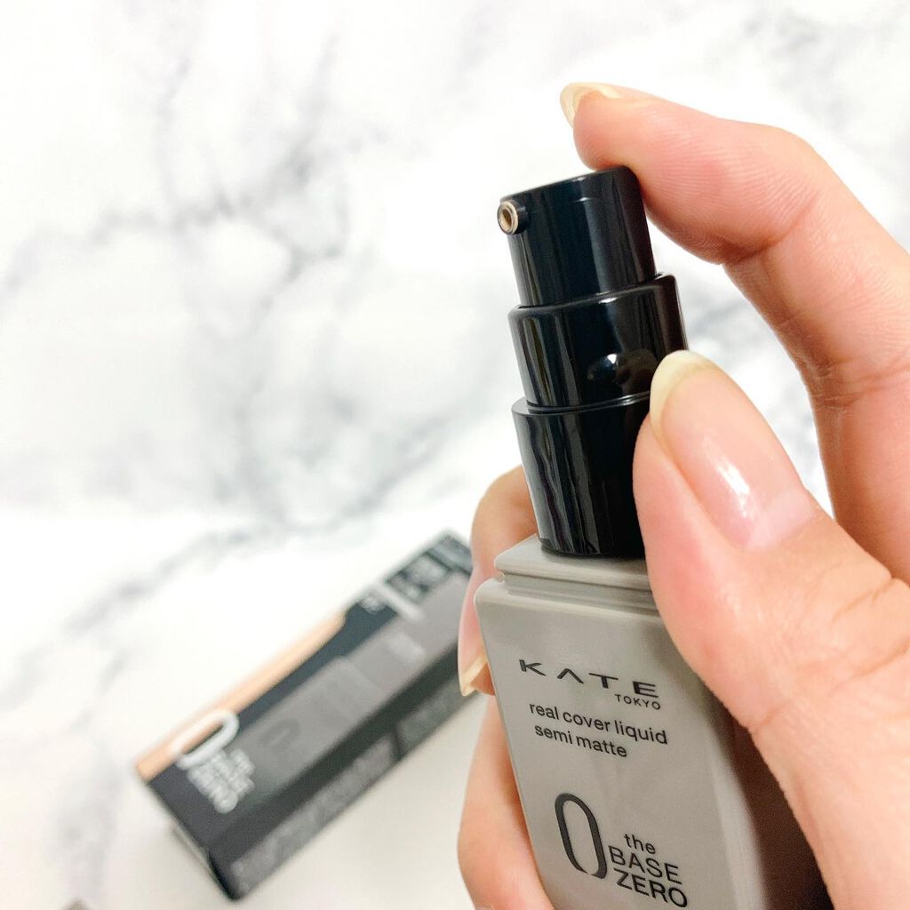 リアルカバーリキッド(セミマット)/KATE/リキッドファンデーションを使ったクチコミ(4枚目)