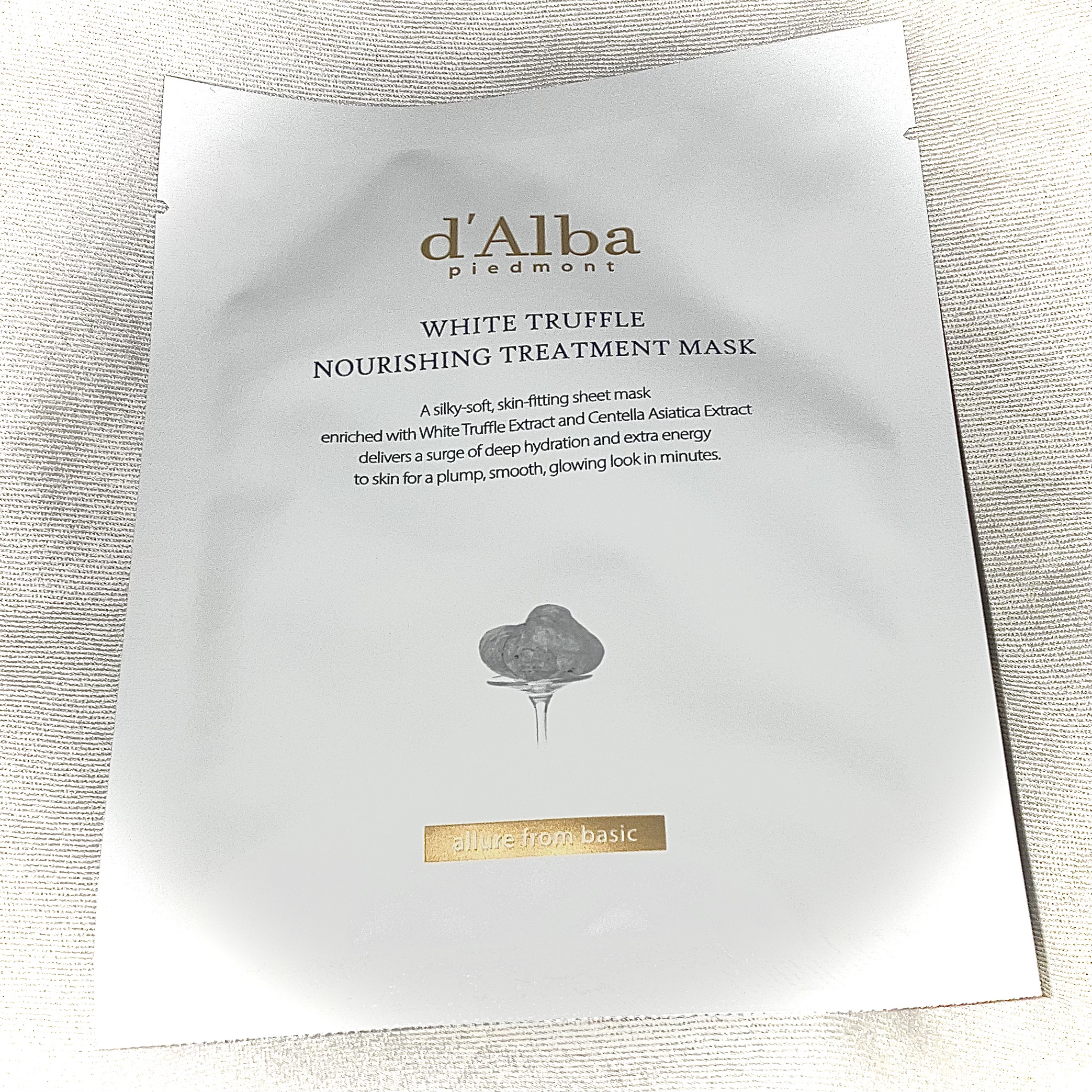 ホワイトトリュフナリシングトリートメントマスク/ダルバ/シートマスク・パックを使ったクチコミ（2枚目）