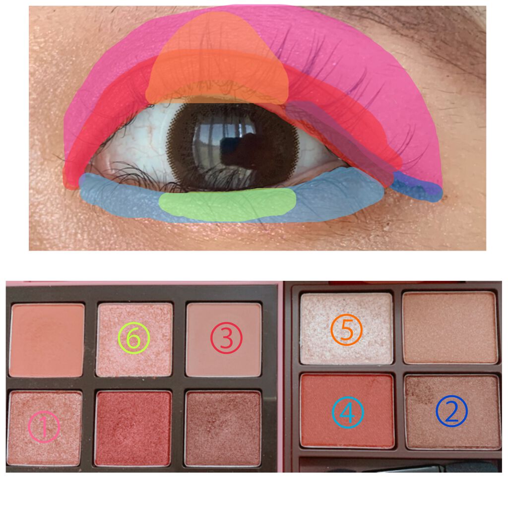 ハート プレイカラーアイズ/ETUDE/アイシャドウパレットを使ったクチコミ(4枚目)