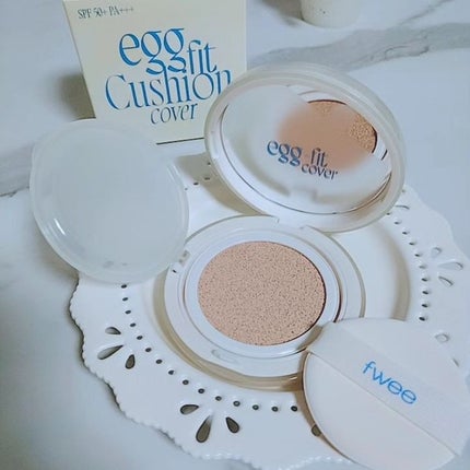 フィー クッションエッグフィットカバー/fwee/クッションファンデーションを使ったクチコミ(4枚目)