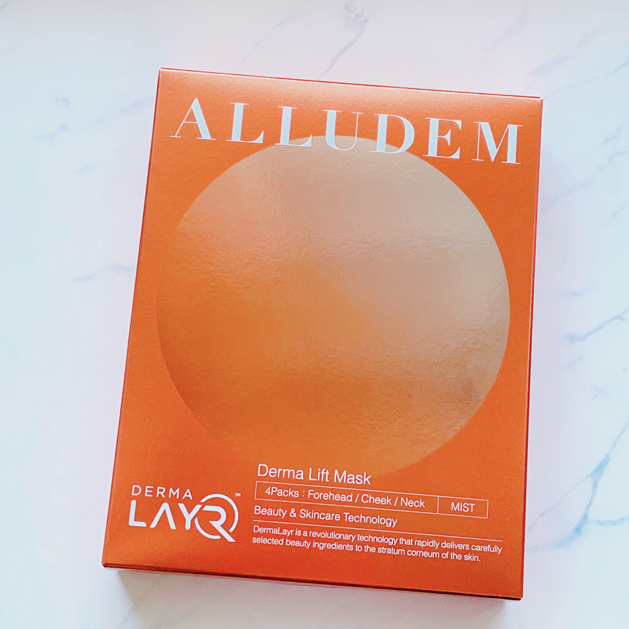 Derma Lift Mask/ALLUDEM/スキンケアキットを使ったクチコミ（2枚目）