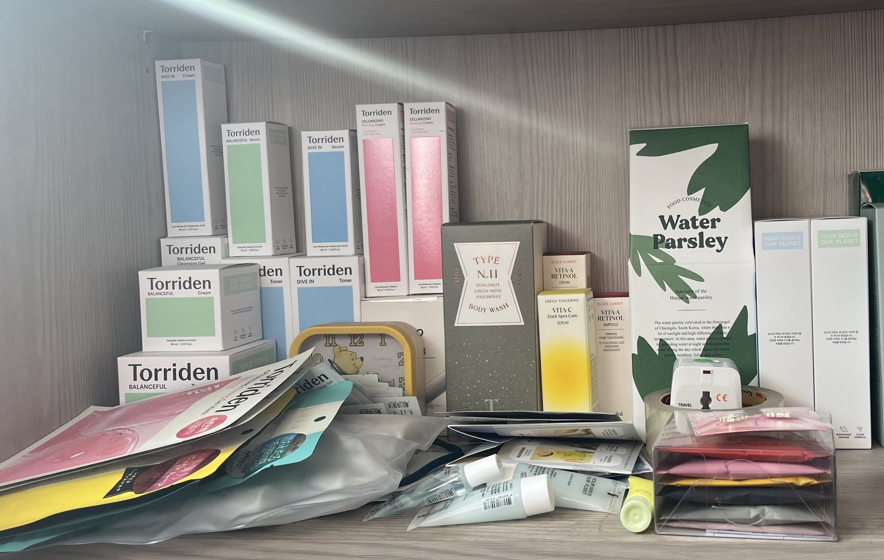 パントテン ウォーターパセリ クリアパッド/SKINFOOD/トナーパッドを使ったクチコミ（1枚目）