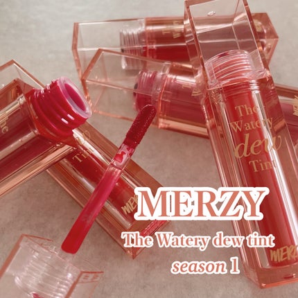 ザ ウォータリーデューティント/MERZY/リップティントを使ったクチコミ(2枚目)