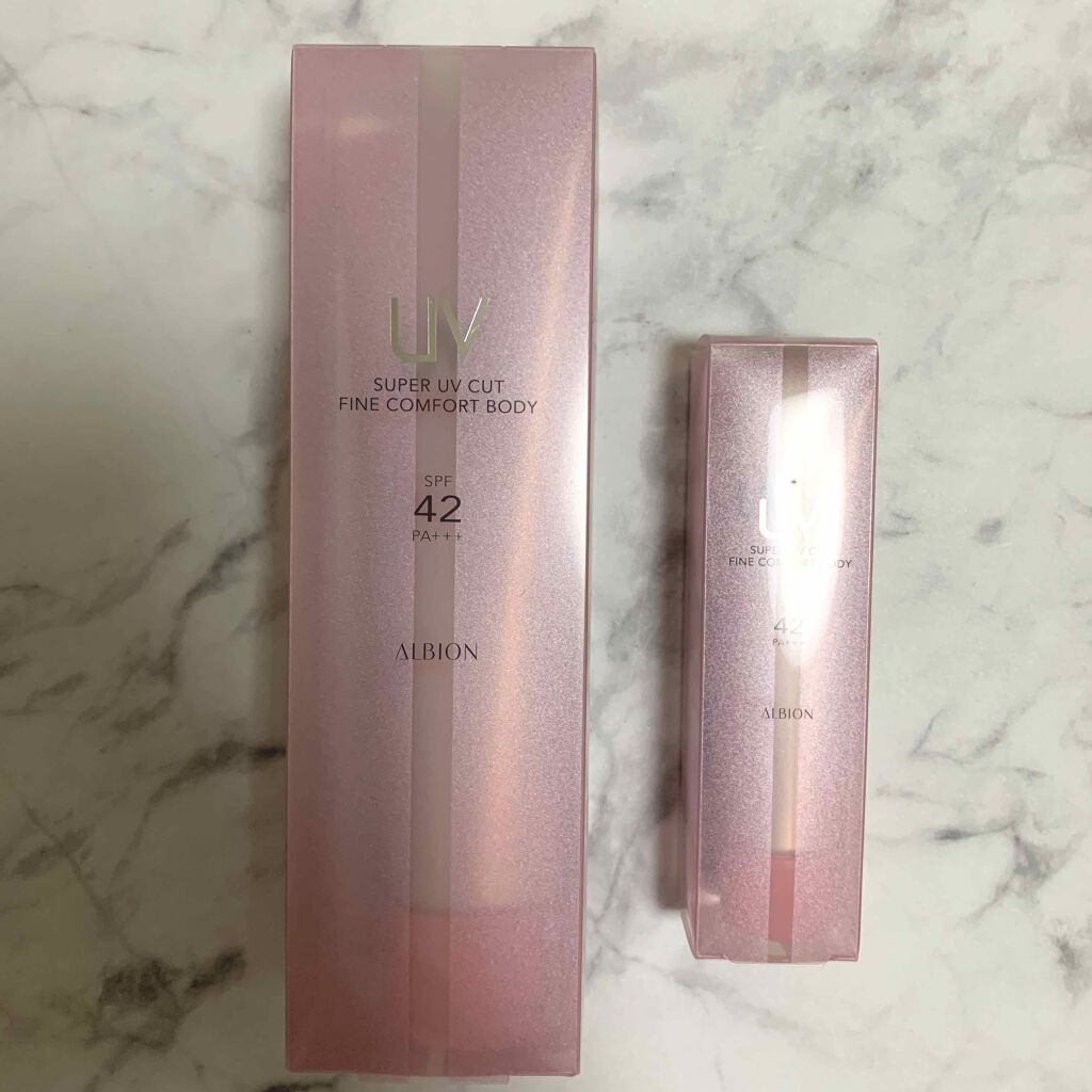 スーパー UV カット ファインコンフォート ボディ/ALBION/日焼け止めミルクを使ったクチコミ（1枚目）