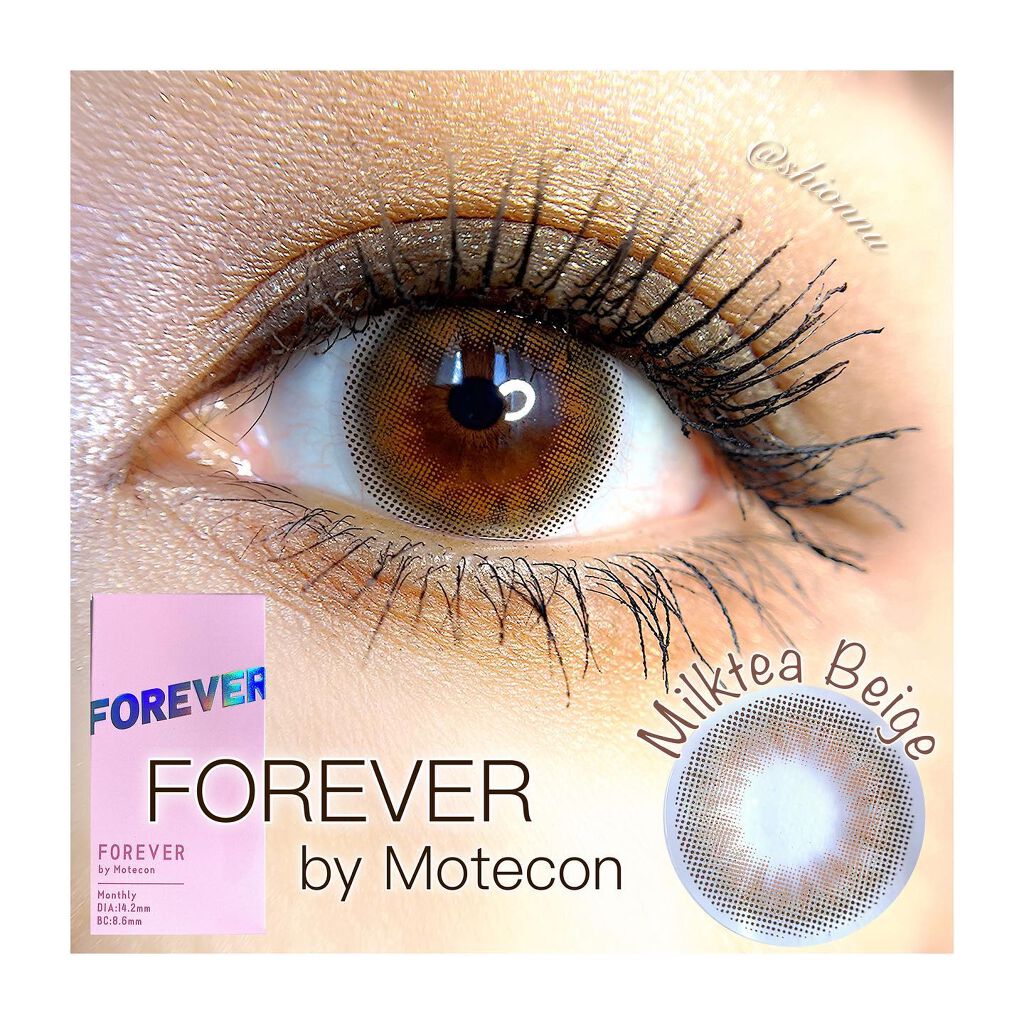 フォーエバー バイ モテコン/モテコン/カラーコンタクトレンズを使ったクチコミ(1枚目)