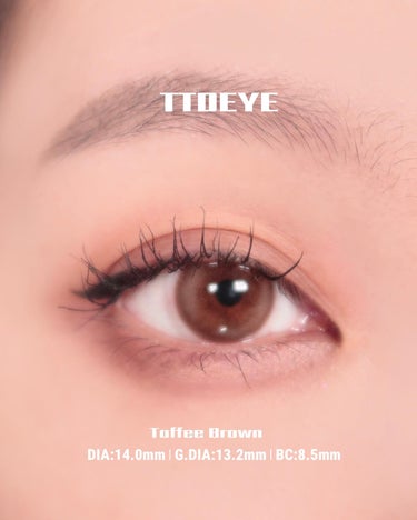 Taffee Brown/TTDeye/カラーコンタクトレンズを使ったクチコミ（3枚目）