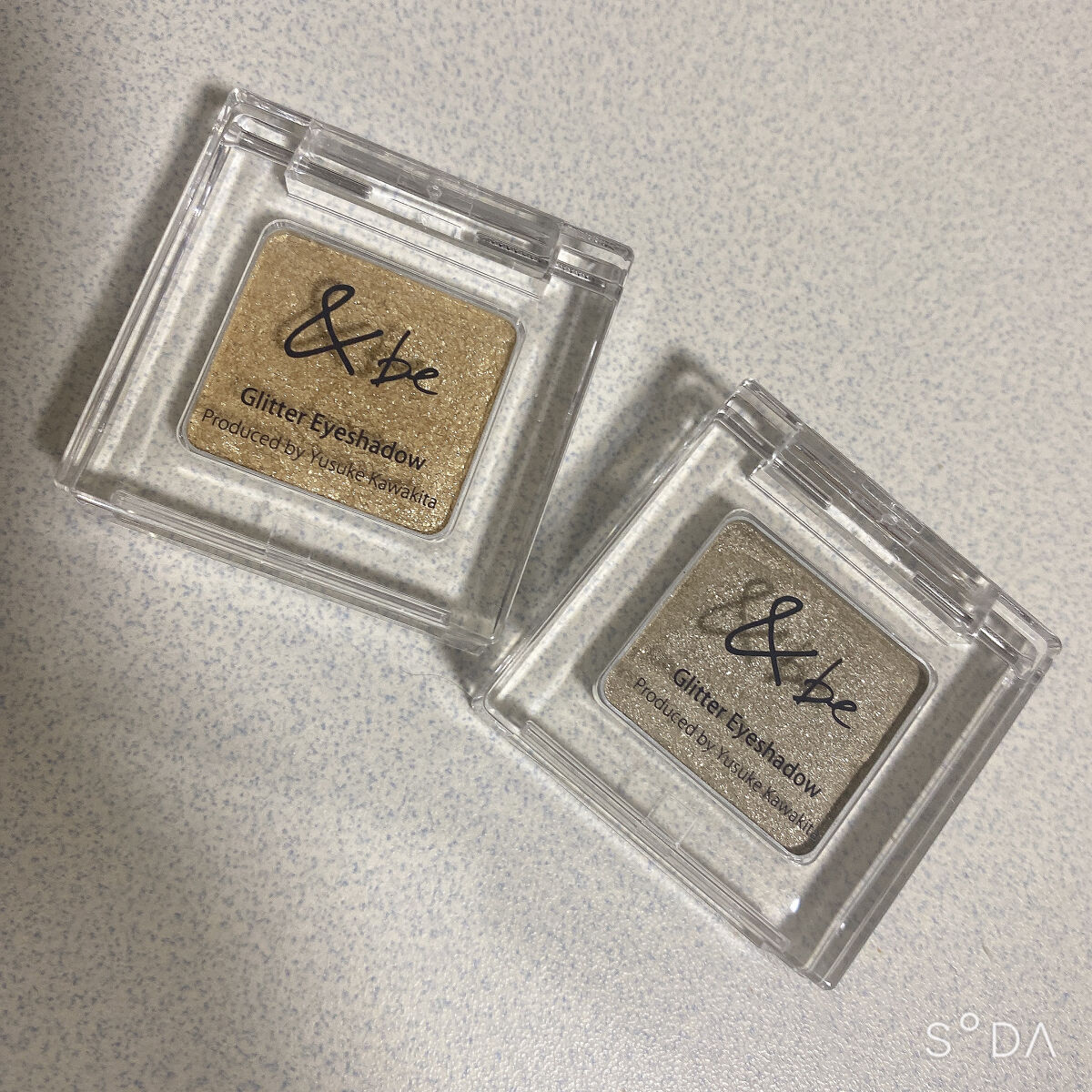 グリッターアイシャドウ/＆be/単色アイシャドウを使ったクチコミ（1枚目）