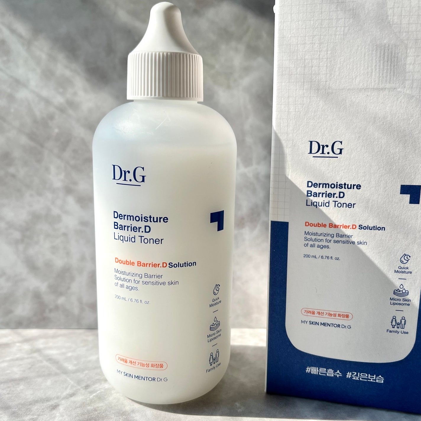 ザモイスチャーバリアDリキッドトナー/Dr.G/化粧水を使ったクチコミ(1枚目)