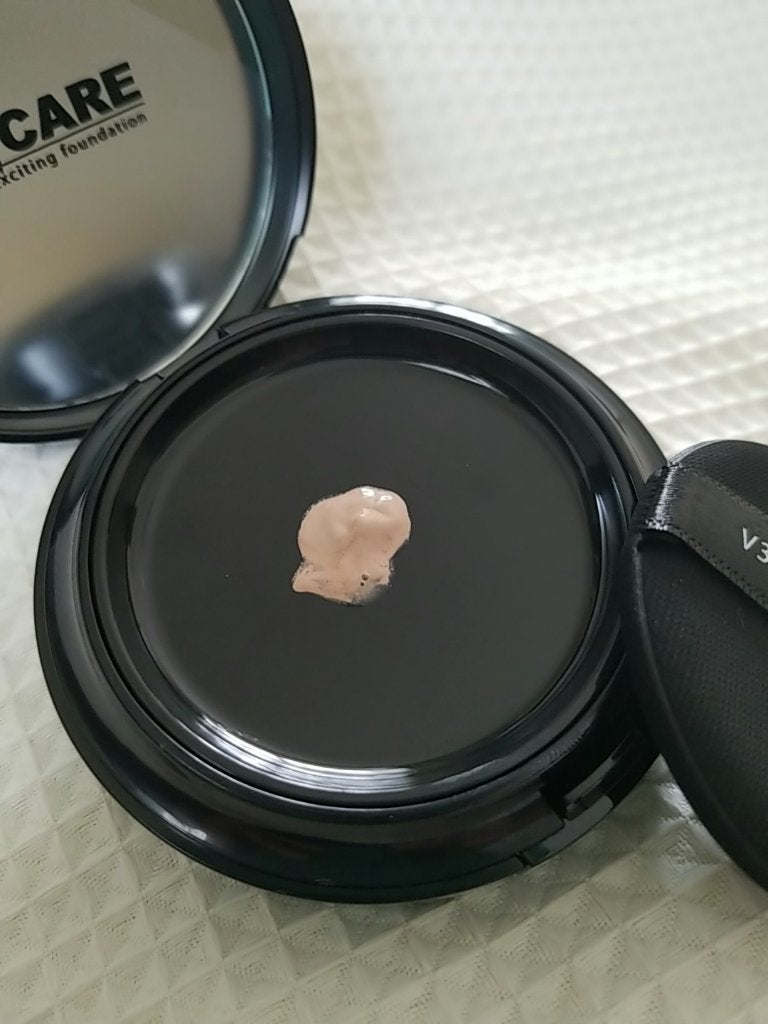 V3 エキサイティングファンデーション/SPICARE/クッションファンデーションを使ったクチコミ(3枚目)