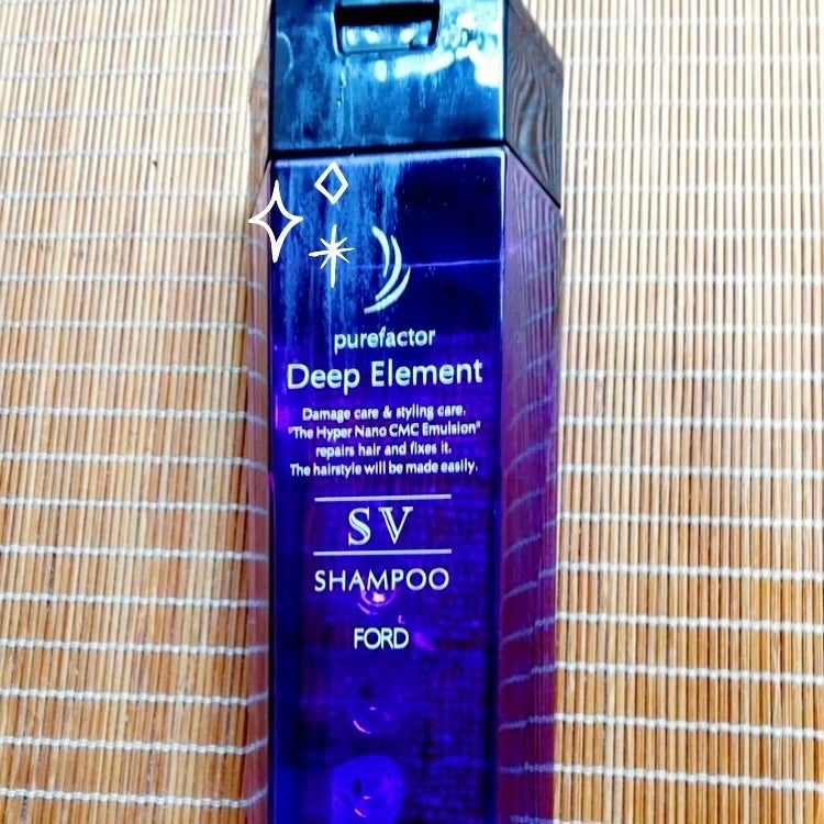 ピュアファクターディープエレメント SVシャンプー/トリートメント/フォード/サロンシャンプーを使ったクチコミ(1枚目)