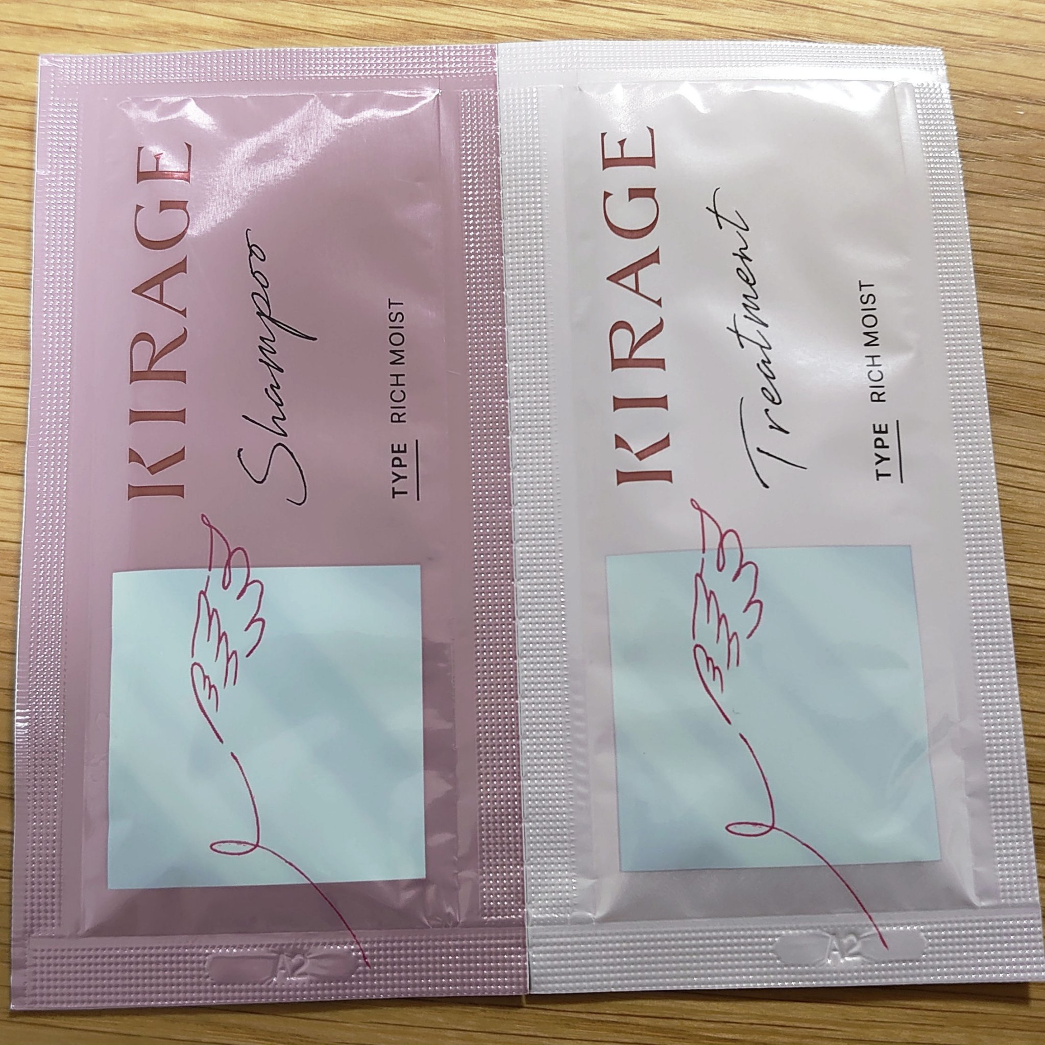 リッチモイスト シャンプー/ヘアトリートメント シャンプー10mL＋ヘアトリートメント10mL/キラージュ/市販シャンプーを使ったクチコミ（1枚目）