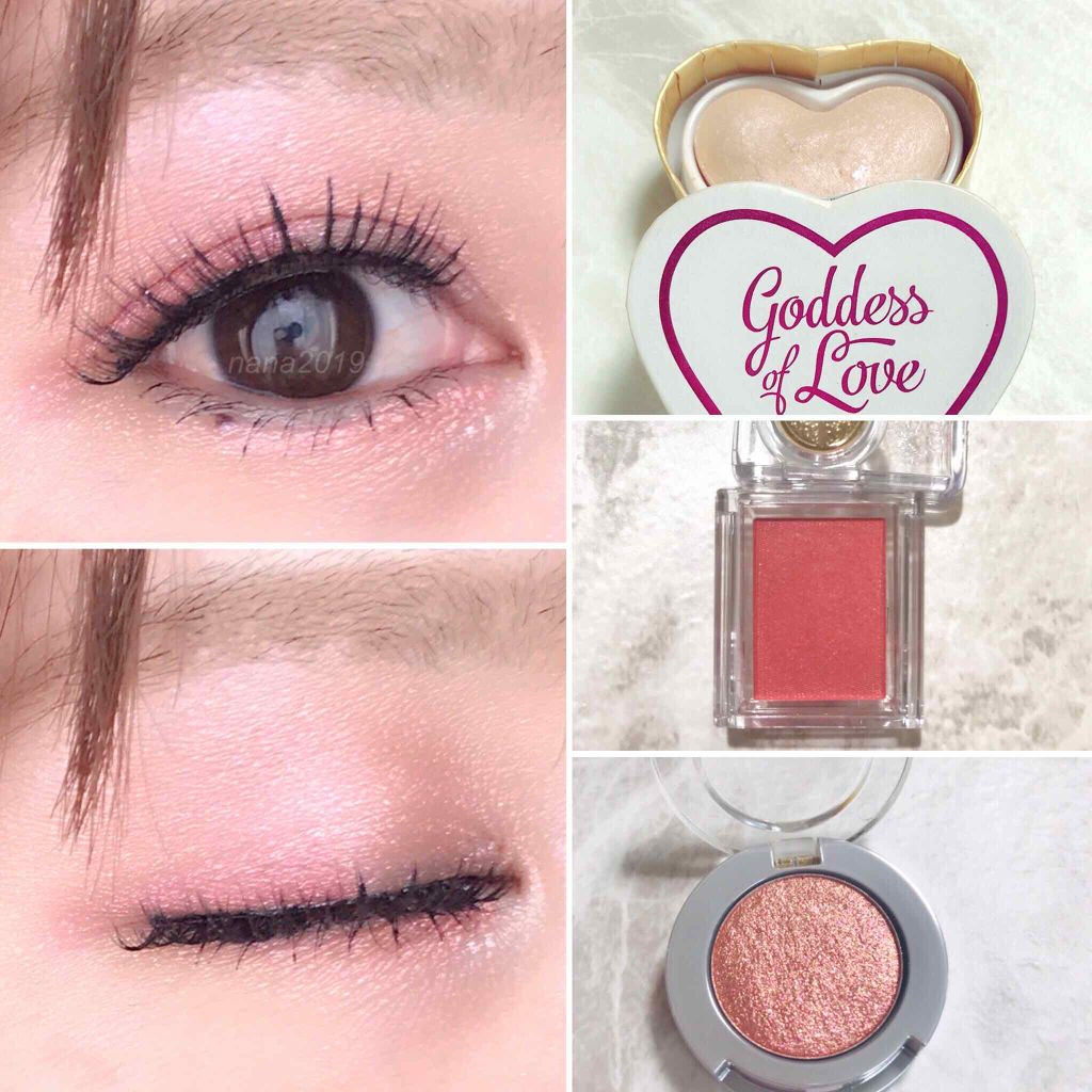 ハートハイライター ゴッデス オブ ラブ/MAKEUP REVOLUTION/パウダーハイライトを使ったクチコミ(1枚目)