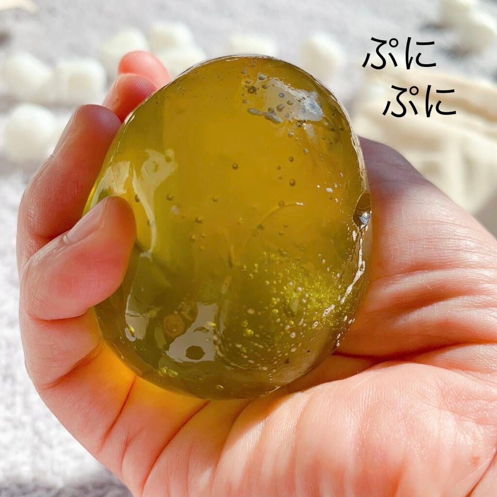 Jeju Green Tea Cleansing Ball/Ongredients/洗顔石鹸を使ったクチコミ(3枚目)