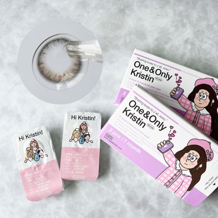 One & Only Kristin/Hapa kristin/カラーコンタクトレンズを使ったクチコミ(1枚目)