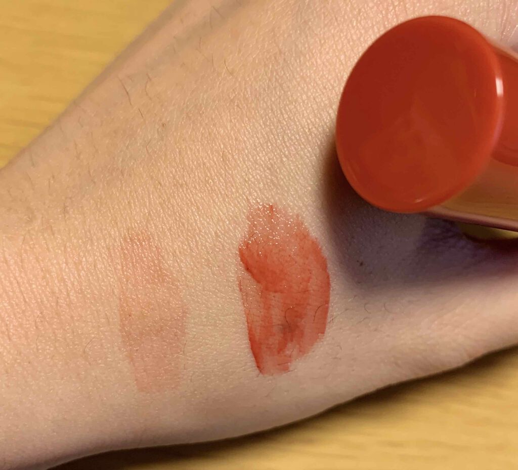 ジューシーラスティングティント/rom&nd/リップティントを使ったクチコミ（2枚目）