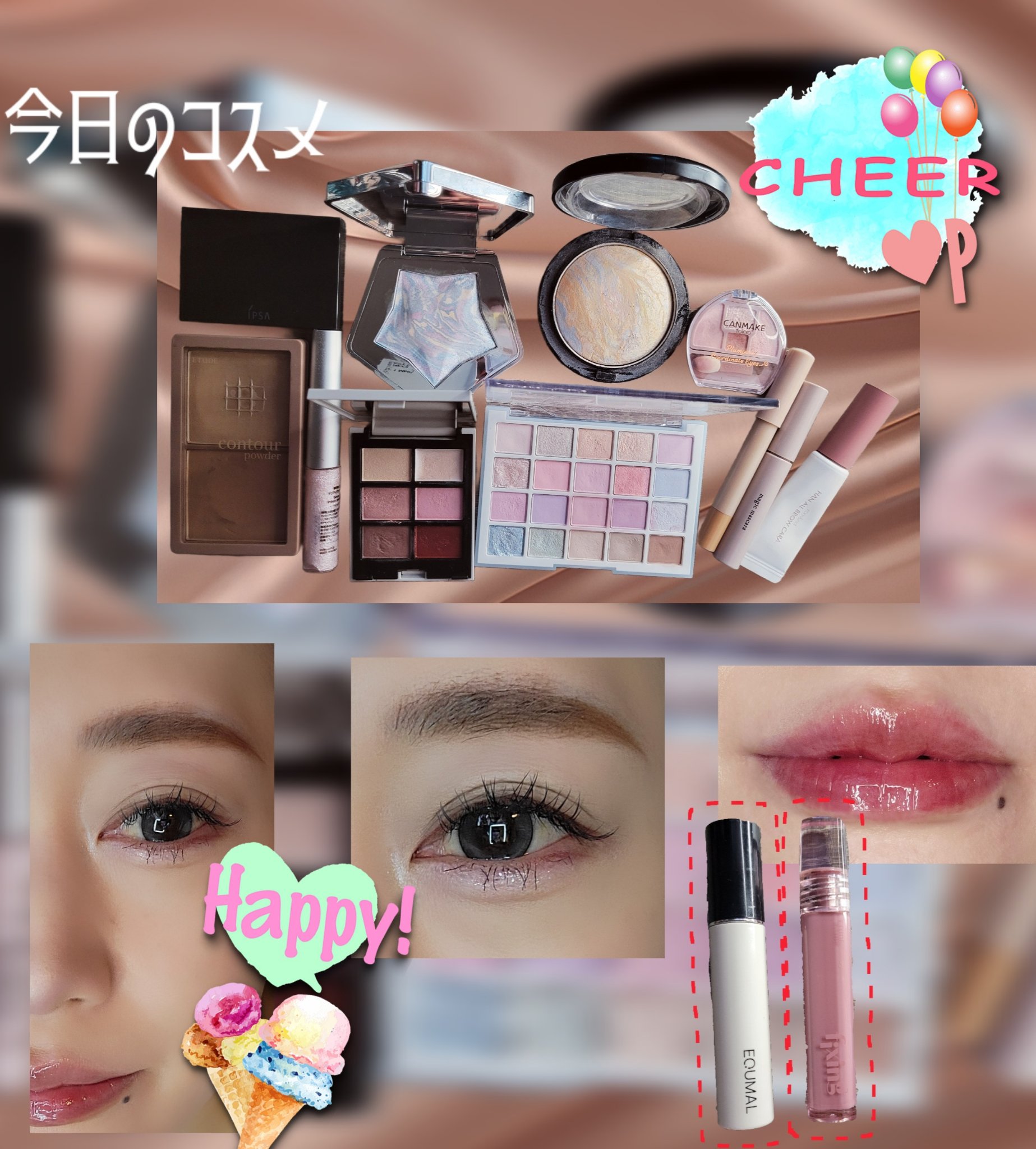 ハンオールブロウカラ/rom&nd/眉マスカラを使ったクチコミ（2枚目）