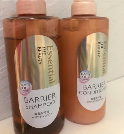ザビューティ 髪のキメ美容素髪を守る バリアシャンプー/コンディショナー/エッセンシャル/シャンプー・コンディショナーを使ったクチコミ(1枚目)
