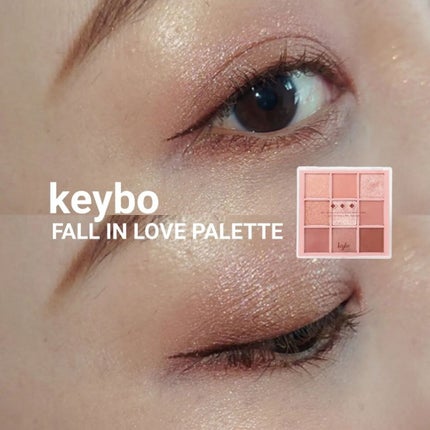 KEYBO FALL IN LOVE SHADOW PALETTE/keybo/アイシャドウパレットを使ったクチコミ(1枚目)