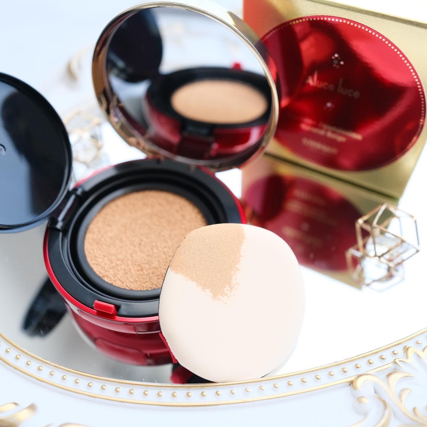 Aluce luce Plus クッションファンデーション/Aluce luce/クッションファンデーションを使ったクチコミ(3枚目)