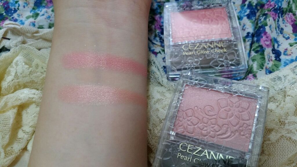 パールグロウチーク/CEZANNE/パウダーチークを使ったクチコミ（2枚目）