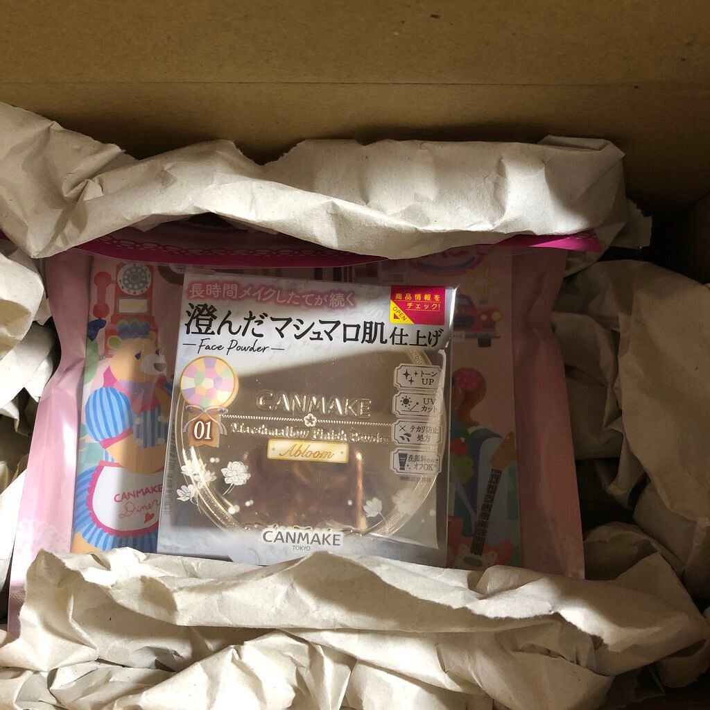 マシュマロフィニッシュパウダー ~Abloom~/キャンメイク/プレストパウダーを使ったクチコミ(1枚目)