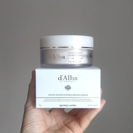 ホワイトトリュフダブルセラムアンドクリーム/ダルバ/フェイスクリームを使ったクチコミ(2枚目)