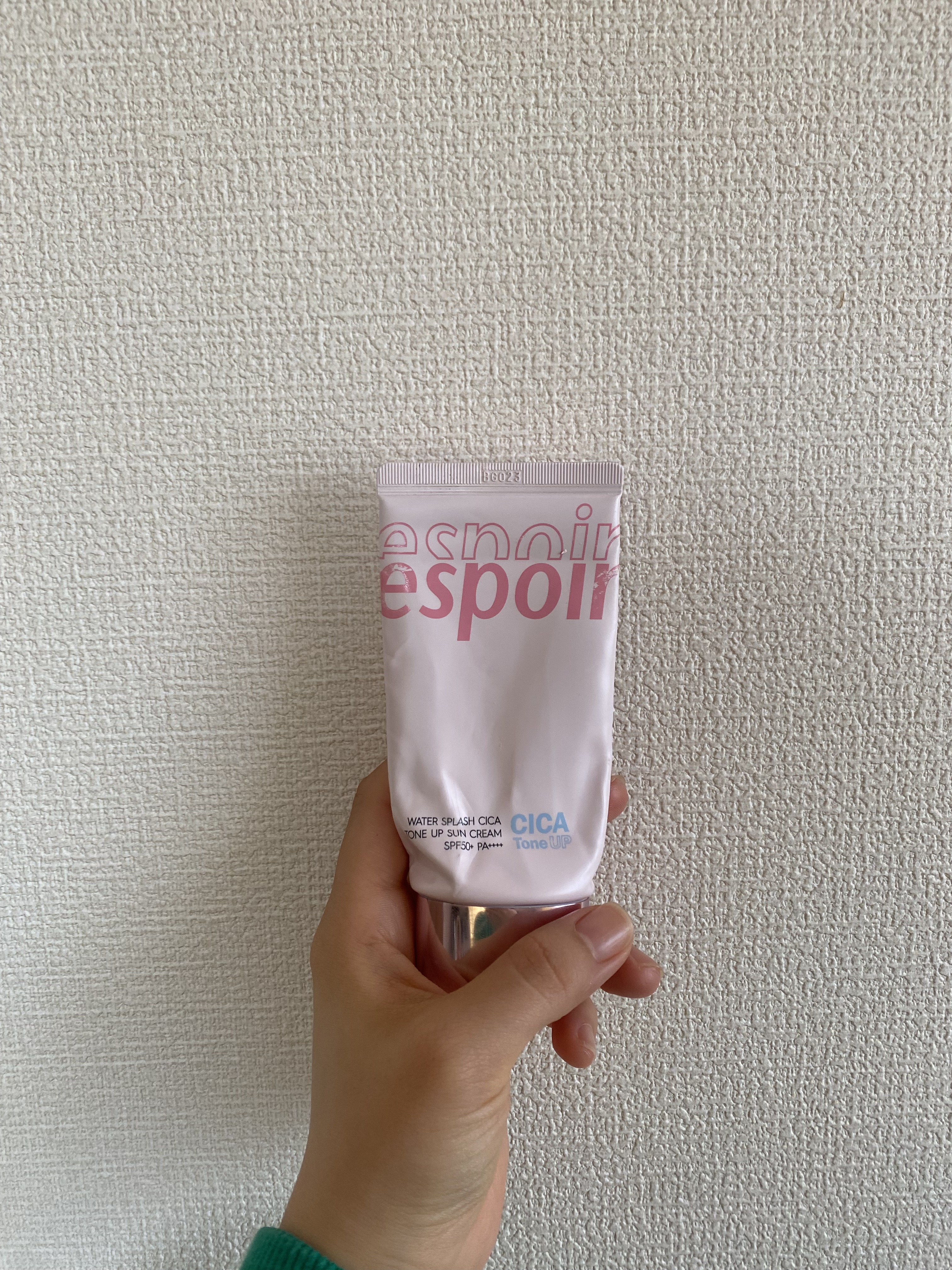 ウォータースプラッシュシカトーンアップクリーム/espoir/化粧下地を使ったクチコミ（1枚目）